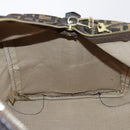 FENDI Zucca Canvas Boston Bag Black Brown Auth 141285-18