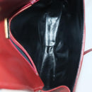 BOTTEGA VENETA Shoulder Bag Leather Red Gold Auth 141290-11