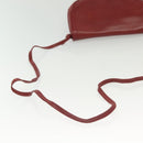 BOTTEGA VENETA Shoulder Bag Leather Red Gold Auth 141290-7