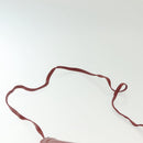 BOTTEGA VENETA Shoulder Bag Leather Red Gold Auth 141290-8