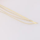 BALENCIAGA The Messenger Shoulder Bag Leather Beige Auth 141292-17