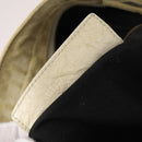 BALENCIAGA The Messenger Shoulder Bag Leather Beige Auth 141292-12