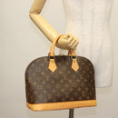 LOUIS VUITTON Monogram Alma Hand Bag M51130 LV Auth 141293-21