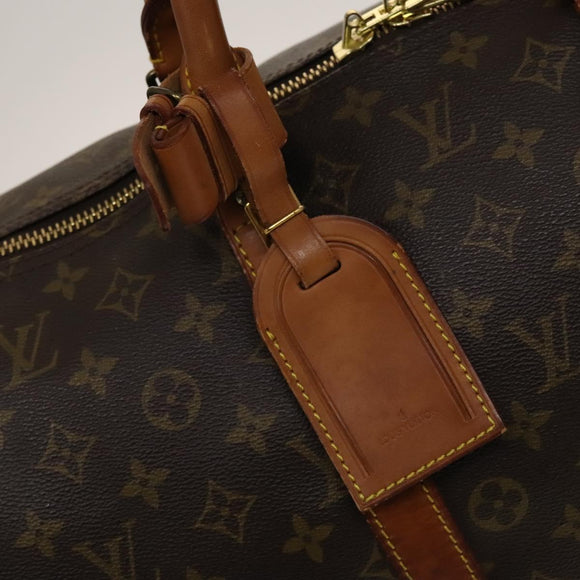 LOUIS VUITTON Monogram Keepall 55 Boston Bag M41424 LV Auth 141304