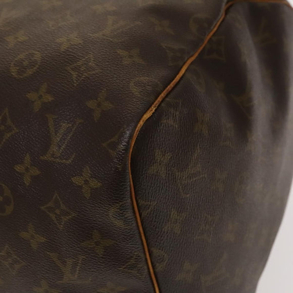 LOUIS VUITTON Monogram Keepall 55 Boston Bag M41424 LV Auth 141305
