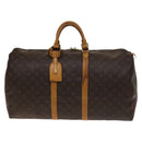 LOUIS VUITTON Monogram Keepall 55 Boston Bag M41424 LV Auth 141305-13