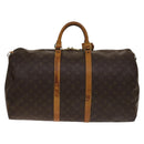 LOUIS VUITTON Monogram Keepall 55 Boston Bag M41424 LV Auth 141305-2