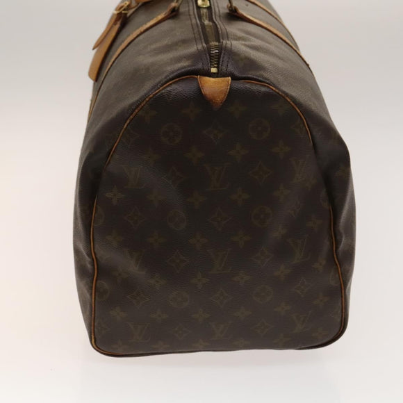 LOUIS VUITTON Monogram Keepall 55 Boston Bag M41424 LV Auth 141305