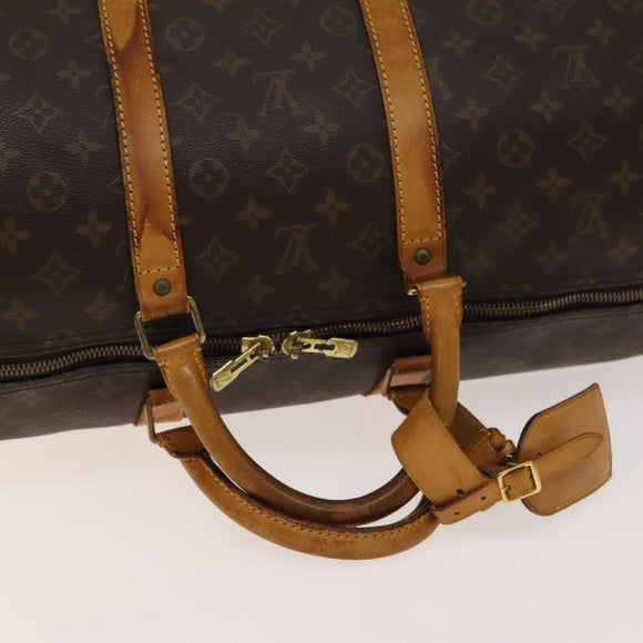 LOUIS VUITTON Monogram Keepall 55 Boston Bag M41424 LV Auth 141305