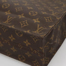 LOUIS VUITTON Monogram Sac Plat Hand Bag M51140 LV Auth 141315-9