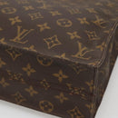 LOUIS VUITTON Monogram Sac Plat Hand Bag M51140 LV Auth 141315-15