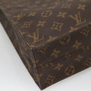 LOUIS VUITTON Monogram Sac Plat Hand Bag M51140 LV Auth 141315-16