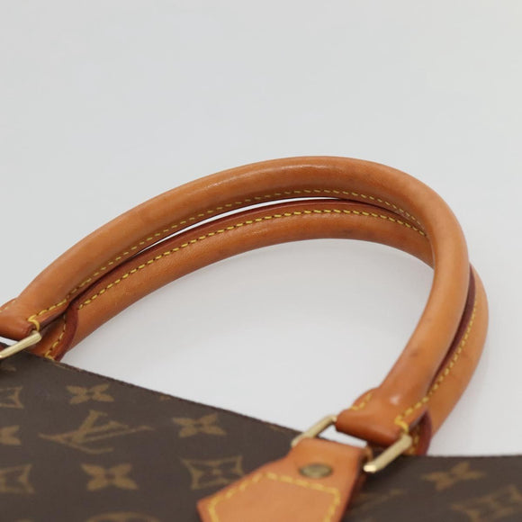 LOUIS VUITTON Monogram Sac Plat Hand Bag M51140 LV Auth 141315
