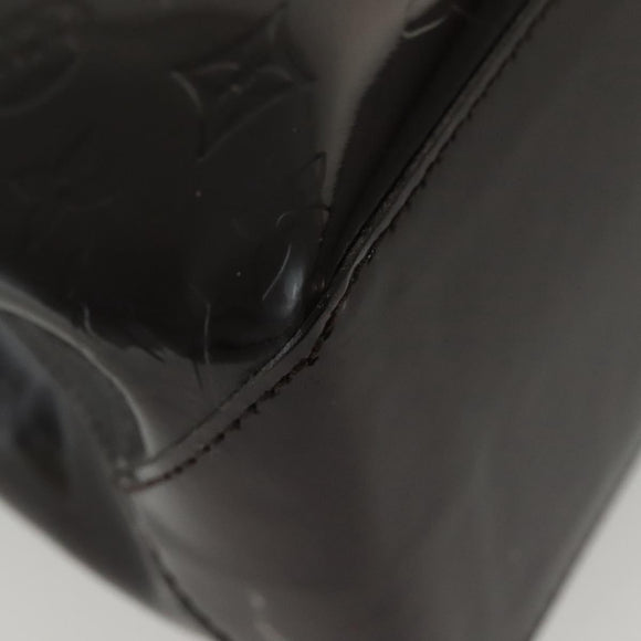 LOUIS VUITTON Monogram Vernis Wilshire PM Hand Bag Amarante M93641 Auth 141320