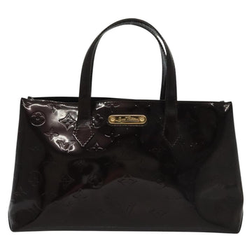 LOUIS VUITTON Monogram Vernis Wilshire PM Hand Bag Amarante M93641 Auth 141320 - 0