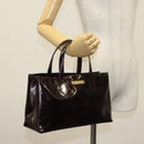 LOUIS VUITTON Monogram Vernis Wilshire PM Hand Bag Amarante M93641 Auth 141320-21