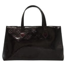 LOUIS VUITTON Monogram Vernis Wilshire PM Hand Bag Amarante M93641 Auth 141320-3