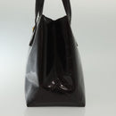 LOUIS VUITTON Monogram Vernis Wilshire PM Hand Bag Amarante M93641 Auth 141320-4