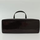 LOUIS VUITTON Monogram Vernis Wilshire PM Hand Bag Amarante M93641 Auth 141320-9