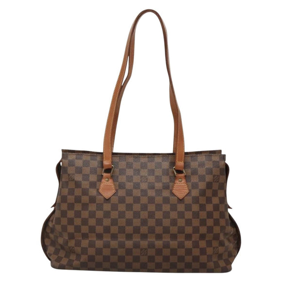 LOUIS VUITTON Damier Ebene Colombine Bag 100th anniversary N99037 LV Auth 141322