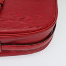 LOUIS VUITTON Epi Jeune Fille MM Shoulder Bag Red M52157 LV Auth 141329A-16