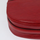 LOUIS VUITTON Epi Jeune Fille MM Shoulder Bag Red M52157 LV Auth 141329A-17