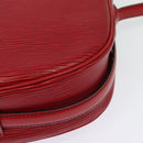 LOUIS VUITTON Epi Jeune Fille MM Shoulder Bag Red M52157 LV Auth 141329A-18