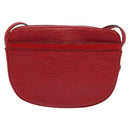 LOUIS VUITTON Epi Jeune Fille MM Shoulder Bag Red M52157 LV Auth 141329-2