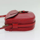 LOUIS VUITTON Epi Jeune Fille MM Shoulder Bag Red M52157 LV Auth 141329-3