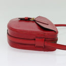 LOUIS VUITTON Epi Jeune Fille MM Shoulder Bag Red M52157 LV Auth 141329A-4