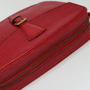 LOUIS VUITTON Epi Jeune Fille MM Shoulder Bag Red M52157 LV Auth 141329A-6