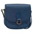 LOUIS VUITTON Epi Saint Cloud PM Shoulder Bag Blue M52195 LV Auth 141330-1