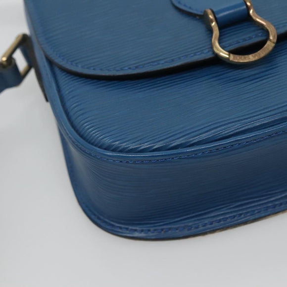 LOUIS VUITTON Epi Saint Cloud PM Shoulder Bag Blue M52195 LV Auth 141330