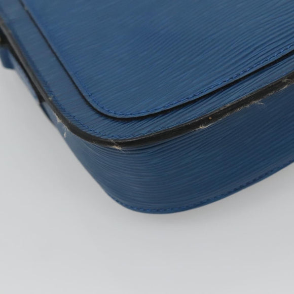 LOUIS VUITTON Epi Saint Cloud PM Shoulder Bag Blue M52195 LV Auth 141330