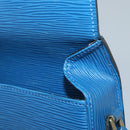 LOUIS VUITTON Epi Saint Cloud PM Shoulder Bag Blue M52195 LV Auth 141330-21