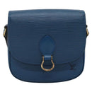 LOUIS VUITTON Epi Saint Cloud PM Shoulder Bag Blue M52195 LV Auth 141330-13