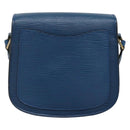 LOUIS VUITTON Epi Saint Cloud PM Shoulder Bag Blue M52195 LV Auth 141330-2