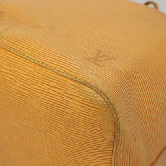 LOUIS VUITTON Epi Petit Noe Shoulder Bag Yellow M44109 LV Auth 141331