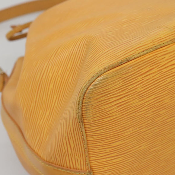 LOUIS VUITTON Epi Petit Noe Shoulder Bag Yellow M44109 LV Auth 141331