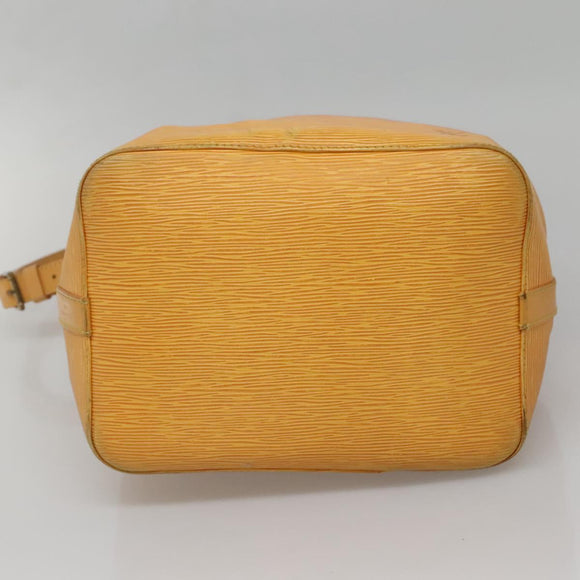 LOUIS VUITTON Epi Petit Noe Shoulder Bag Yellow M44109 LV Auth 141331