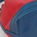 LOUIS VUITTON Epi Noe Shoulder Bag Bicolor Red Blue M44084 LV Auth 141333-15
