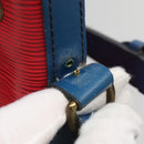 LOUIS VUITTON Epi Noe Shoulder Bag Bicolor Red Blue M44084 LV Auth 141333-11