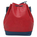 LOUIS VUITTON Epi Noe Shoulder Bag Bicolor Red Blue M44084 LV Auth 141333-2