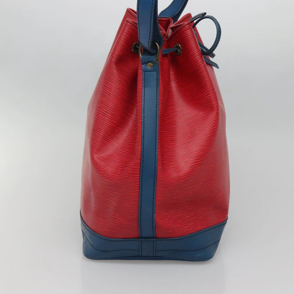 LOUIS VUITTON Epi Noe Shoulder Bag Bicolor Red Blue M44084 LV Auth 141333