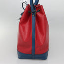 LOUIS VUITTON Epi Noe Shoulder Bag Bicolor Red Blue M44084 LV Auth 141333-4