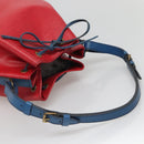 LOUIS VUITTON Epi Noe Shoulder Bag Bicolor Red Blue M44084 LV Auth 141333-7