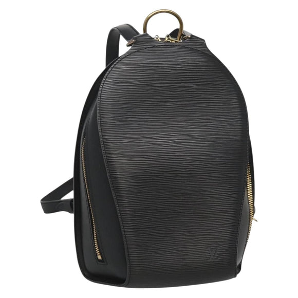 LOUIS VUITTON Epi Mabillon Backpack Black M52232 LV Auth 141335