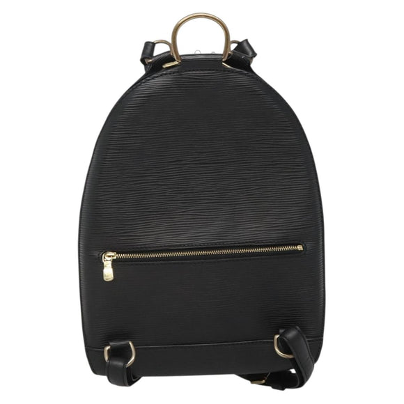 LOUIS VUITTON Epi Mabillon Backpack Black M52232 LV Auth 141335