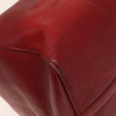 LOUIS VUITTON Epi Keepall 50 Boston Bag Red M42967 LV Auth 141337-13