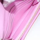 LOUIS VUITTON Multicolor Portefeuille Sarah Wallet White M60667 LV Auth 141338-21